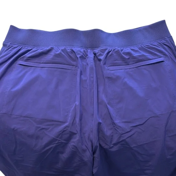 Athleta Brooklyn Lined Mid Rise Pants 16 TALL Purple Stretch Travel Weekend Mom - Picture 4 of 8